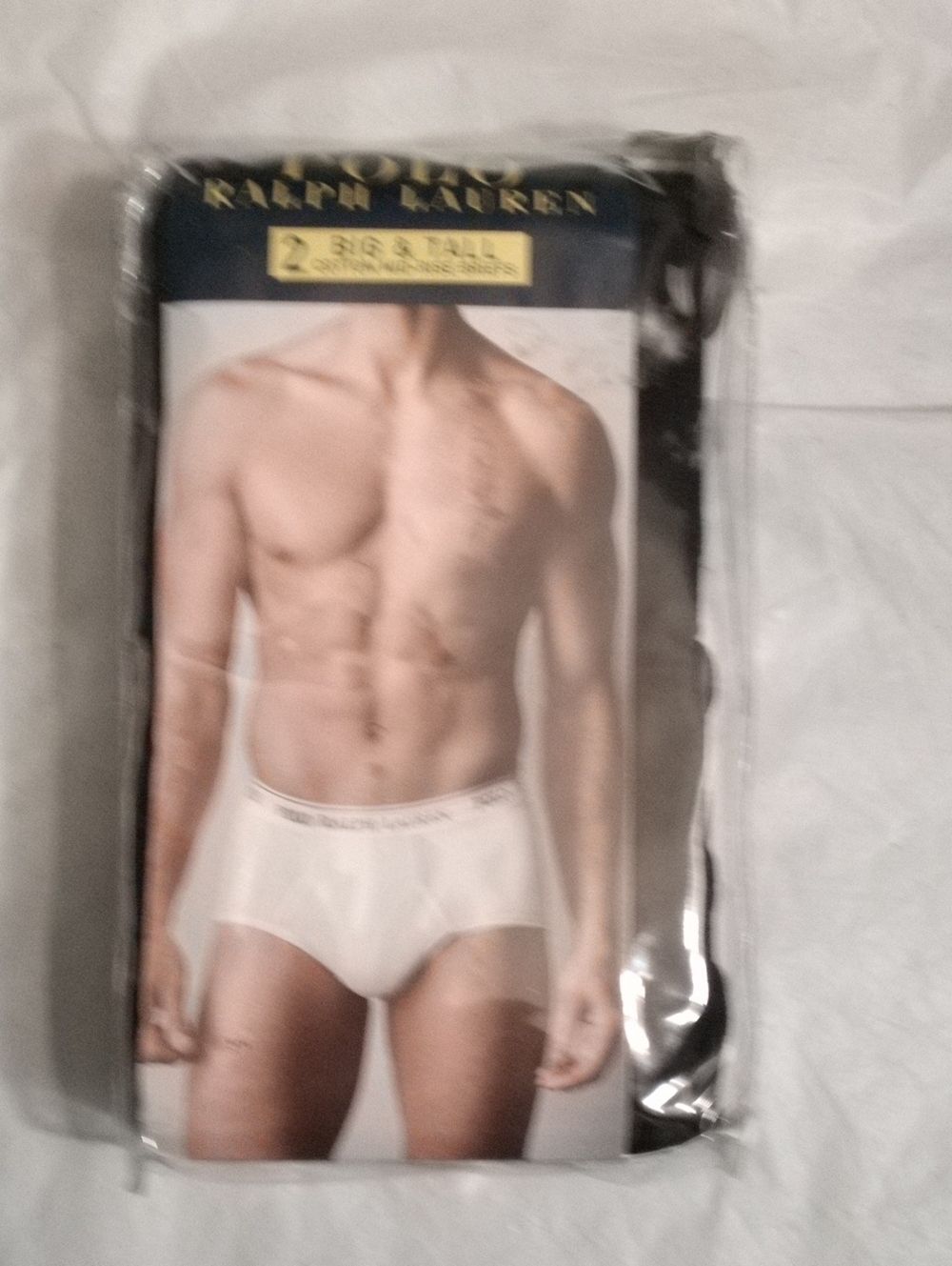 Polo Ralph Lauren Size 50 Waist 2 pack Black Mid Rise Cotton Briefs